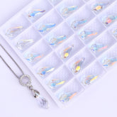 Light Crystal AB Classic Drop High Quality Glass Rhinestone Pendant WholesaleRhinestone